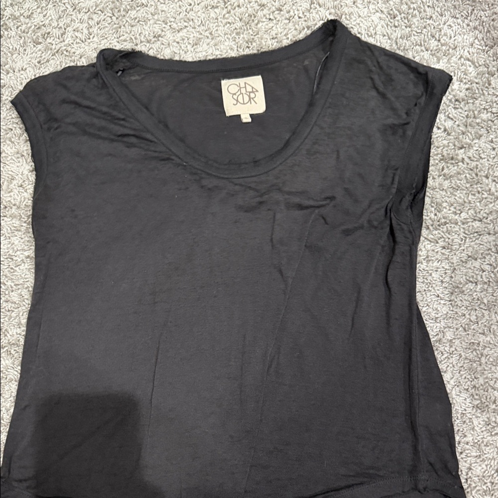 Chaser Women's Black Short Sleeve Tee